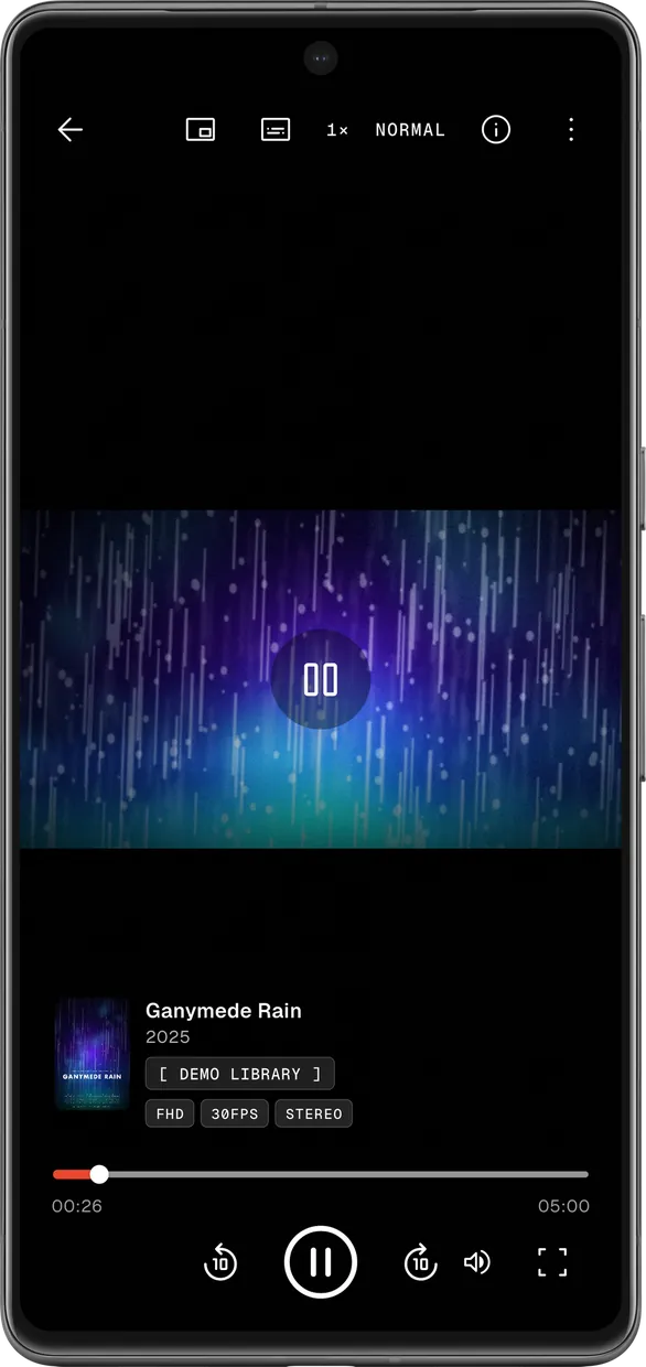 Video player on a Pixel