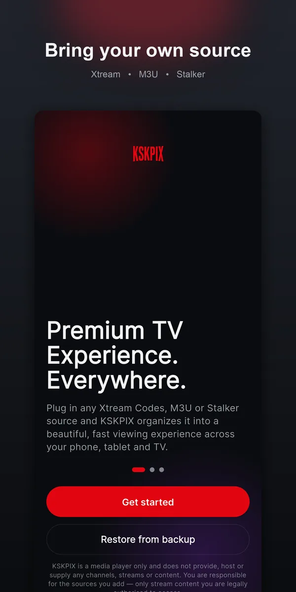 Add a source on phone